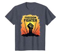 Freedom Fighter: potenziare Il Grafico di protesta per Gli attivisti, Maglietta, Bambini, Pervinca, 12 Anni