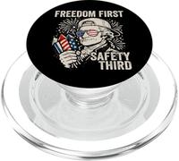 Freedom First Safety Terzo Alexander Hamilton 4 luglio PopSockets PopGrip per MagSafe