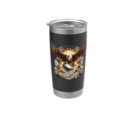 Freedom Flight Disc Golf American Eagle USA Patriottico Bicchiere termico in acciaio inox doppia parete