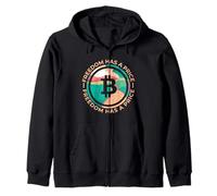 Freedom Has A Price Bitcoin Felpa con Cappuccio