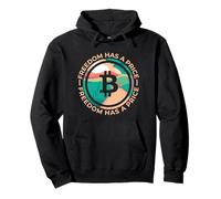Freedom Has A Price Bitcoin Felpa con Cappuccio