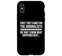 Freedom of Speech Free Press First They Came for Journalists Custodia per iPhone X/XS