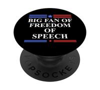 Freedom of Speech Protest Big Fan of Free Speech Free Press PopSockets PopGrip Adesivo