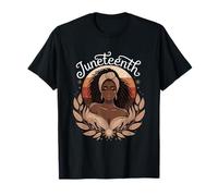 Freedom & Pride Proud Black Women Blessed Juneteenth Maglietta
