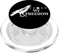Freedom Sign That Says Freedom Fuck Fascism Resist Protest PopSockets PopGrip per MagSafe