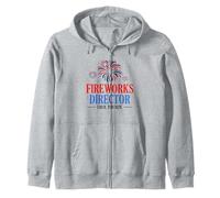 Freedom US Flag 4 luglio Fireworks Director I Run You Run Felpa con Cappuccio