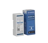 Freedompro Interruttore Smart WiFi Controlla 2 Tapparelle, Persiane Avvolgibili, Modulo Smart Home DIN Relè Compatibile con Matter, Apple Home, Alexa, Google Home, 110-240V 5A Scatola Derivazione