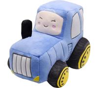 Freefire 30 cm Car Plush Tractor Filled Cushion Truck Toy Cartoon Tractor Plush Cushion, Excellent Gifts for Children Birthday Christmas Party (blue)