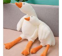 Freefire 50 cm Oca gigante morbida anatra bianca giocattolo coccolone Oca animale imbottito peluche giocattolo morbido enorme anatra peluche