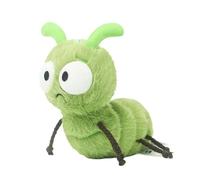 Freefire Bruco di peluche per piccoli insetti, bruco verde, bambole, regalo per ragazze e ragazzi (15 cm)