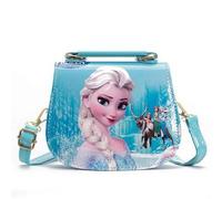 Freefire Elsa Borse da ragazza Frozen 2 Regina di Ghiaccio Bambini Borsa a tracolla con Anna ed Elsa 2 Giocattoli, Blu