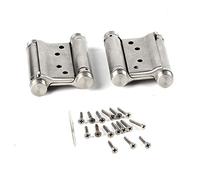 Freegate 2 Pezzi Cerniere di Testa 3 Pollici Cerniera a Molla a Doppia Azione in Acciaio Inossidabile per Porte da Bar Saloon Cafe