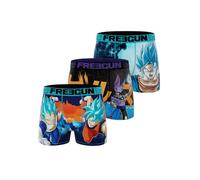 FREEGUN Boxer Bambino Dragon Ball Super, Slip Ragazzo, Goku, Vegeta, Beerus (Set di 3), Taglia 14/16 Anni
