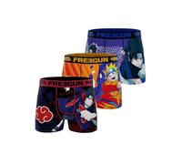 FREEGUN Boxer Bambino Naruto, Slip Ragazzo Itachi e Sasuke Uchiha, Manga Originale (Set di 3), Taglia 12/14 Anni