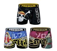 FREEGUN Boxer da ragazzo One Piece, Confezione da 3 Op5, 14-16 anni