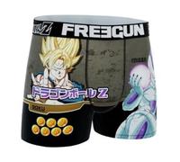 FREEGUN Boxer da uomo con design Dragon Ball Z | Biancheria intima comoda, elastica e traspirante | Microfibra morbida, Dragon Ball Z, L