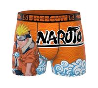 FREEGUN Boxer da uomo Ninja Naru Classic Shōnen Manga, Naru Orange Nc9, L