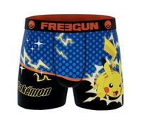 Freegun Boxer da Uomo Pokemon Pikachu PKM18 THU - Intimo Divertente, Comodo e Traspirante con Un Design Originale del Personaggio più Amato