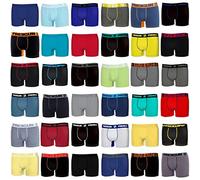 Freegun Boxer bambino Pack Sorpresa - 5 boxer cotone, colori Nero/Grigio/Blu/Rosso - Taglia 12-14