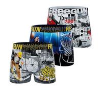 FREEGUN Boxer Mutande Ragazzo Sport, Set da 3, Grigio A62 (10/12 Anni)