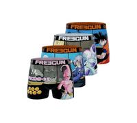 FREEGUN Boxer Uomo Dragon Ball Z, Slip Uomo Goku, Trunks e Buu (Set di 4), Taglia XL
