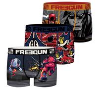 Freegun Comic Boxer Da Ragazzo 3 Pezzi S M L XL XXL 92% Poliestere Stampa