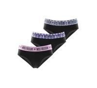 FREEGUN Fgm72/4/Bcx3 Boxer Corti, Nero/Rosa/Blu, 12-14 Anni (Pacco da 3) Bambine e Ragazze