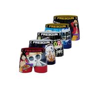 FREEGUN Fgop/1/Bm/Pk5 Boxer Corti, 06, XXL (Pacco da 5) Uomo