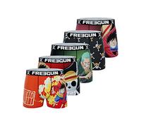 FREEGUN Fgop/1/Bm/Pk5 Boxer Corti, Nero, M (Pacco da 5) Uomo
