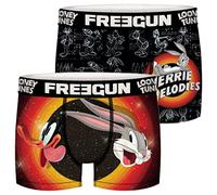 FREEGUN Looney Tunes - Boxer da uomo, confezione da 2 pezzi, motivo: coniglietto daffy Duck, con stampa di stampe, taglie: S M L XL XXL, Motivo mix 1., S