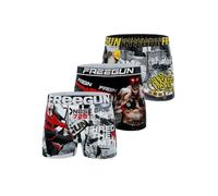 FREEGUN Lot De 3 Boxers Homme Boxer Corti, A62, L (Pacco da 3)