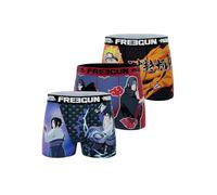 FREEGUN Naruto Shippuden - Boxer da Uomo Itachi, Sasuke e Naruto (Confezione da 3), Taglia 2XL, 06, XXL