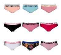 FREEGUN Pack Sorpesa Mutande Donna cotone, set di 3 Slip Donna, modelli selezionati a caso, Rosa, Blu, Nero, Bianco, Taglie M
