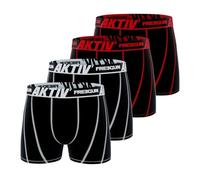 FREEGUN Pantaloncini retrò da Uomo (Confezione da 4), 360 D2, S