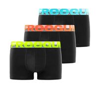 Freegun Pugile Aderente (Confezione da 3) Ragazzo, Nero, 10-12 Anni