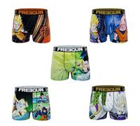 FREEGUN Set di 5 boxer da uomo Dragon Ball Z, Pacchetto Dbz12, XL