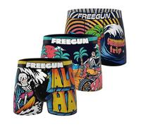 Freegun Slip Intimo Ragazzo Microfibra animaux Polyester recy onfezione da 3), Arancione A93, 12-14 Anni