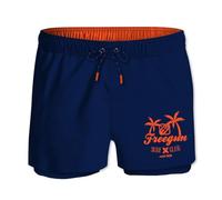 FREEGUN SW/FG/O/1/FCM/CLU3 Costume a Slip da Bambino, Blu Navy/Arancione, M Uomo