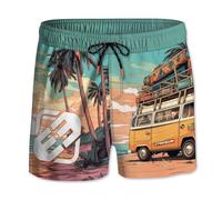 FREEGUN Sw/Fg/O/3/Fce Costume a Slip, Giallo/Arancione/Turchese/Nero, 8-10 Anni Bambini e Ragazzi