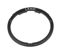 Freehub, rondella distanziale per bici da strada, cassetta in lega di alluminio da 0,8 mm e 2 mm, spessore di regolazione del movimento centrale (argento 2 mm)