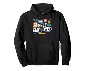 Freelance Lavoratore Autonomo Felpa con Cappuccio