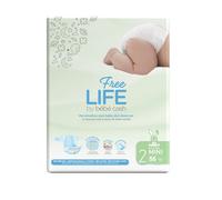 BébéCash FreeLife - Pannolino per Bambini Taglia 2 Mini, 56 pannolini