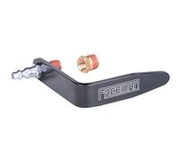 Freeman PLTHSFB 1-3/4 "Alluminio Pneumatico Strumento Rafter Hook con 1/4" Raccordo industriale diritto e boccola in ottone, Nero
