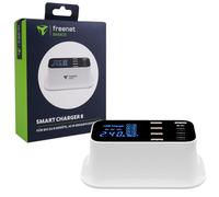 Freenet 42W Veloce Caricabatteria QC 8-Fach Alimentatore Usb-C Usb-A Desktop