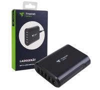Freenet Veloce Caricabatteria 5-Fach 8A Alimentatore 5x Usb-a-Buchse Desktop