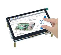 Freenove 4.3 Inch Touchscreen Monitor for Raspberry Pi 5 4 B 3 B+ A+, 800x480 Pixel IPS Display, 5-Point Touch Capacitive Screen, Driver-Free MIPI DSI Port