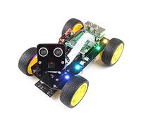 Freenove 4WD Smart Car Kit for Raspberry Pi 5 4 B 3 B+ Zero 2 W, Face Tracking, Line Tracking, Light Tracing, Obstacle Avoidance, App Control, Camera, Servo (Raspberry Pi NOT Included)