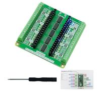 Freenove Breakout Board for Raspberry Pi Pico 1 2 W H WH, Terminal Block Shield HAT with Pin Header, GPIO Status LED