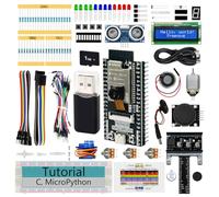 Freenove ESP32 Kit Dev CAM Board Super Starter Kit, Microcontrollore Dual-core 32-bit 240 MHz, Camera A Bordo WiFi+BT, Tutorial Dettagliato di 522 Pagine, Codice Python C, 78 Progetti, 173 Articoli