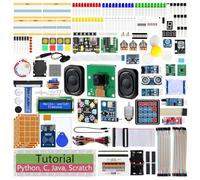Freenove Kit Starter Completo per Raspberry Pi 5 4 B 3 B+ 500 Zero 2 W, Tutorial di 1170 Pagine, Python C Java Scratch Processing Code, 386 Articoli, 164 Progetti, Altoparlante Fotocamera